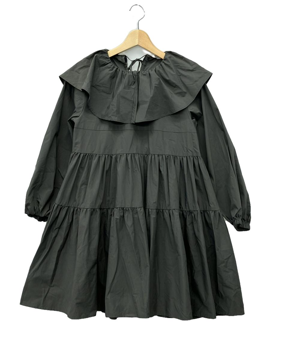 ヨリ 長袖ワンピース フリルカラー レディース SIZE F (M) yori 