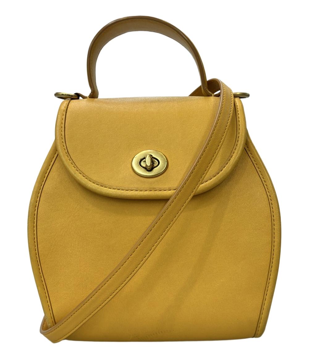 美品『未使用』 COACH コーチ 2WAY C8417 ショルダーバッグ キャンバス/レザー  イエロー【中古】 中古・古着通販】COACH (コーチ) ショルダーバッグ イエロー｜ブランド