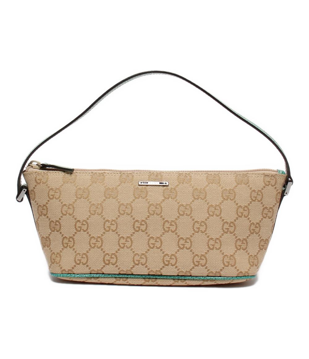 美品 GUCCI グッチ アクセサリーポーチGGキャンバス 07198 2123 美品 GUCCI ポーチ ハンドバッグ GGキャンバス 07198 2123 レディース