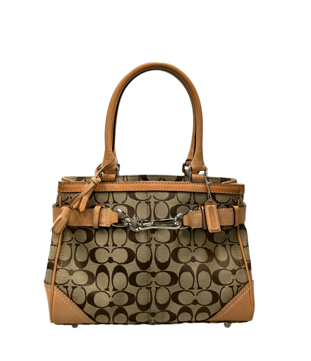 COACH ハンドバッグ キャンバス シグネチャー F08K06 レディース