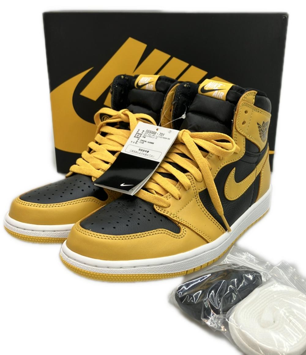 美品 Air Jordan NIKE ハイカットスニーカー パラン エアジョーダン1