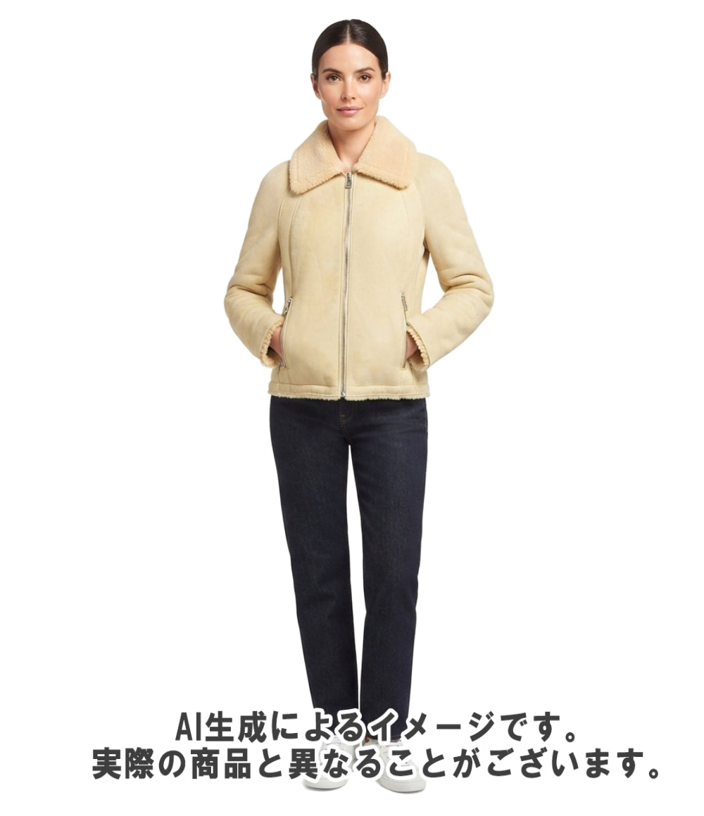 PRADA ムートンジャケット レディース SIZE 38 (S) プラダ