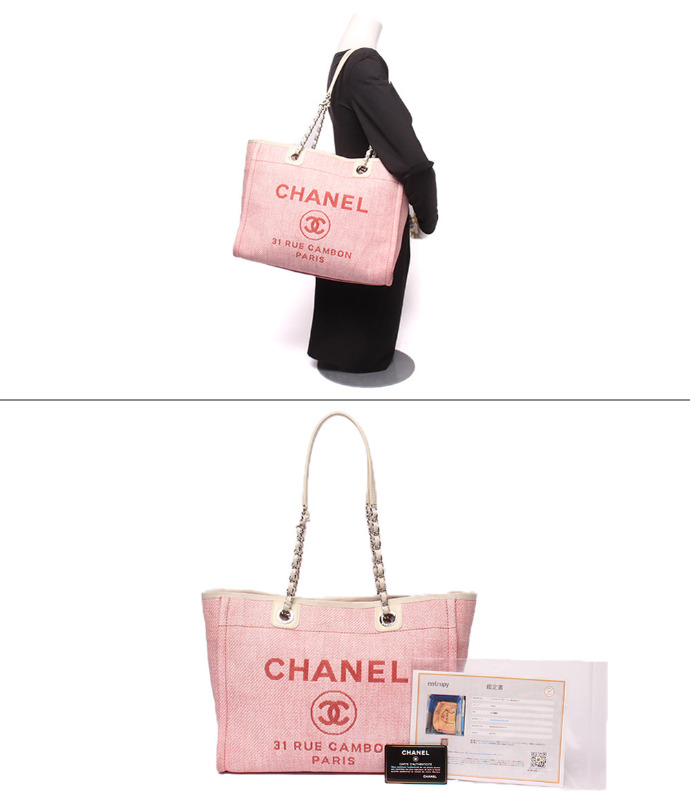 CHANEL トートバッグ ショルダーバッグ 肩掛け シルバー金具 18番台 レディース シャネル