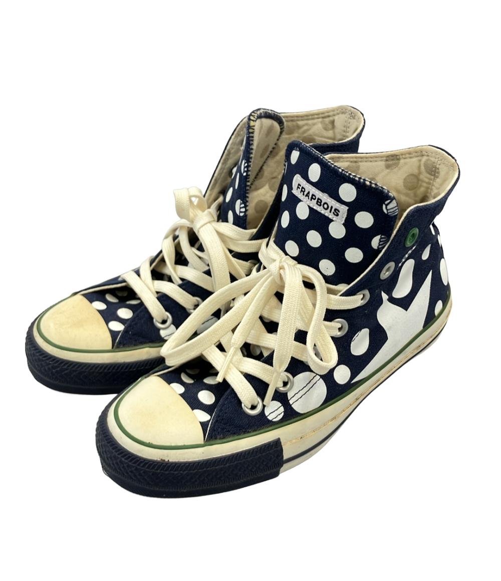CONVERSE ハイカットスニーカー × フラボア 水玉 ドット柄 レディース 