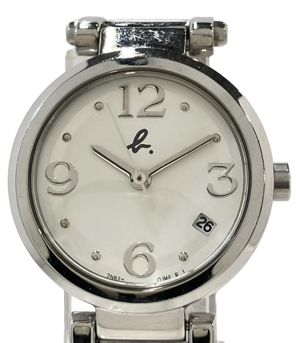 アニエスベー 腕時計 クオーツ シルバー 7N82-0DW0 レディース agnes b