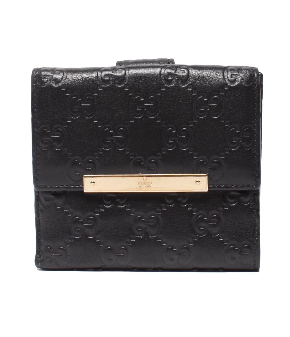 GUCCI Wホック二つ折り財布 グッチシマ 112664 2184 レディース メンズ