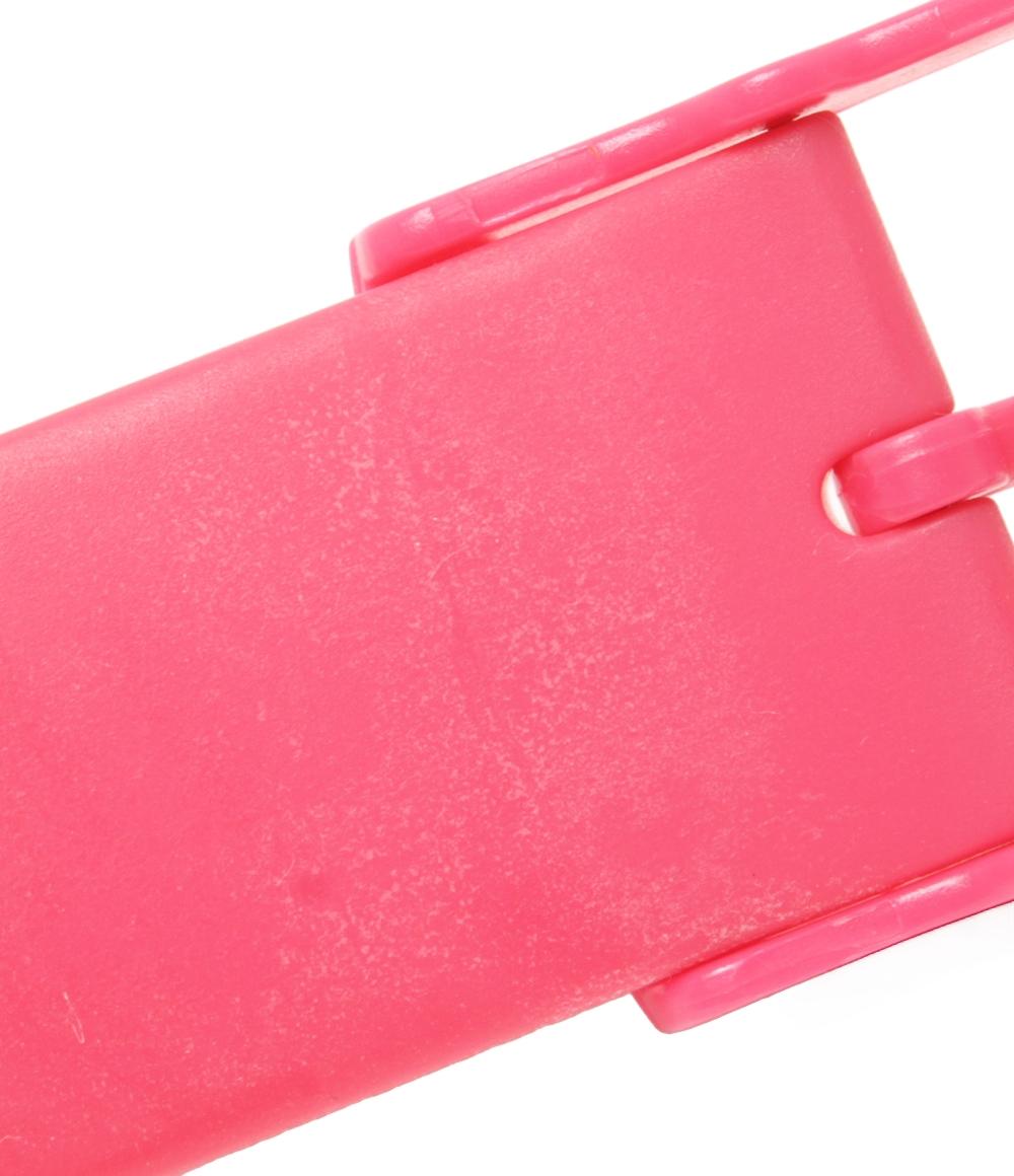 Disney 腕時計 ミニーフェイス クオーツ ピンク レディース メンズ ディズニー