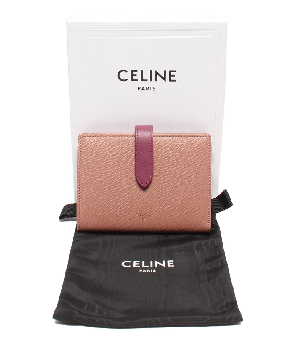セリーヌ 二つ折り財布 ミディアムストラップウォレット レディース CELINE