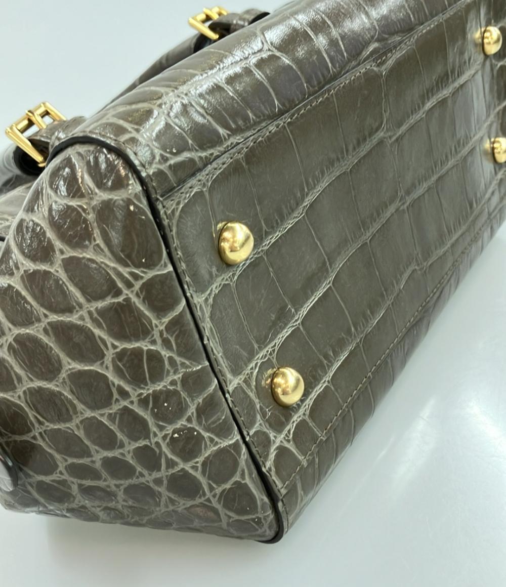 ジェイアンドエムデヴィッドソン ハンドバッグ ショルダーバッグ クロコ型押し 斜め掛け VIVI レディース J&M Davidson