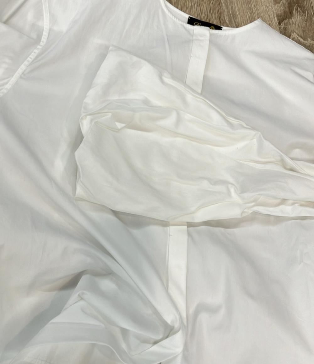 Drawer 長袖ブラウス ボリュームスリーブ ノーカラー 6511-299-0517 レディース SIZE 38 (M) ドゥロワー