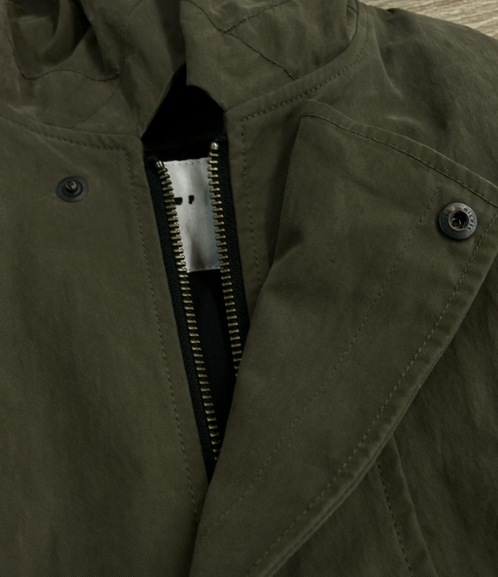MARGARET HOWELL マウンテンパーカー 19AW 中綿ライナー付き取り外し可能 フードジャケット ミリタリー WORN COMPACT COTTON 596-9225504 メンズ