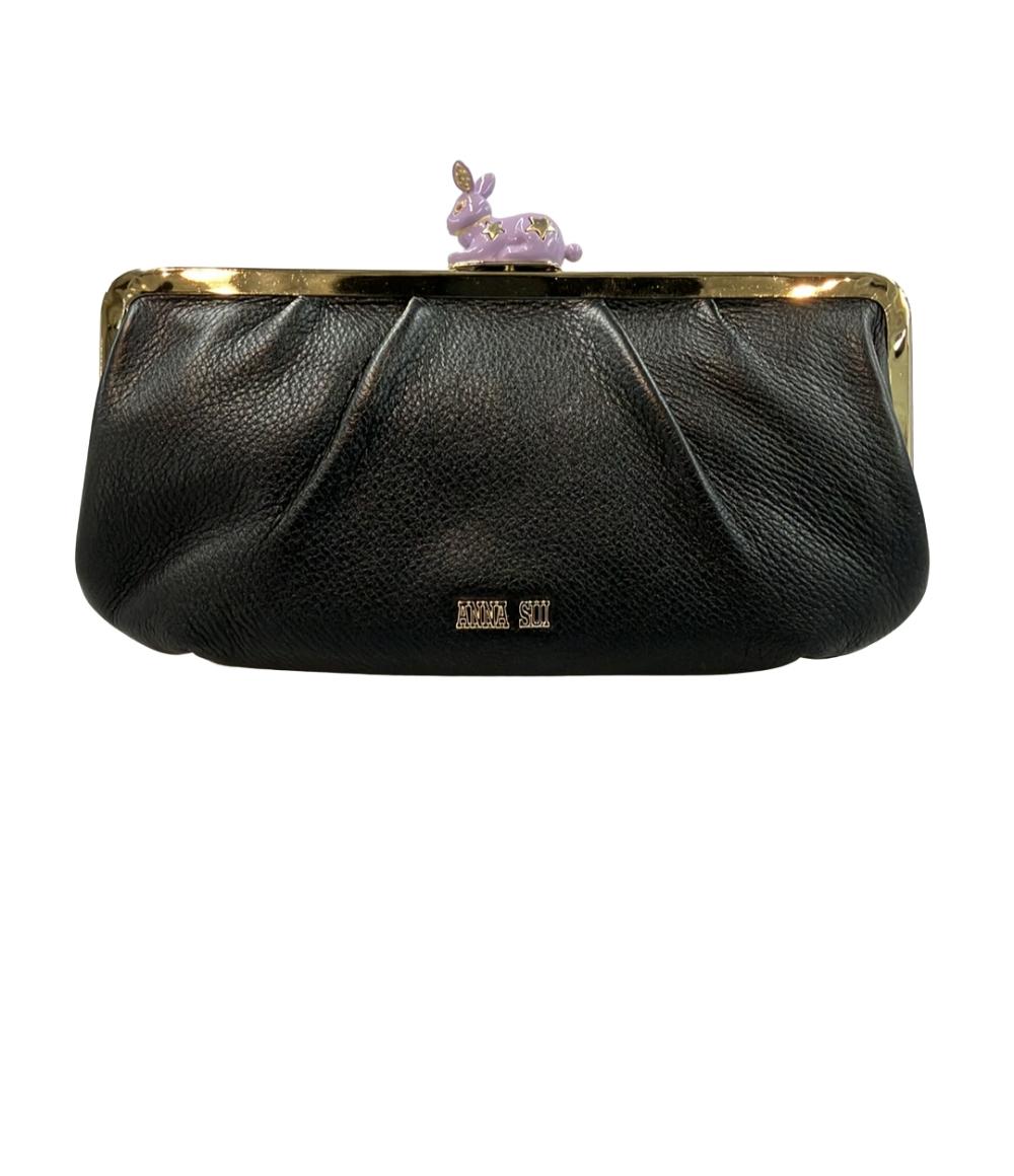 新品]ANNA SUI 長財布 うさぎ ブラック 【公式通販】