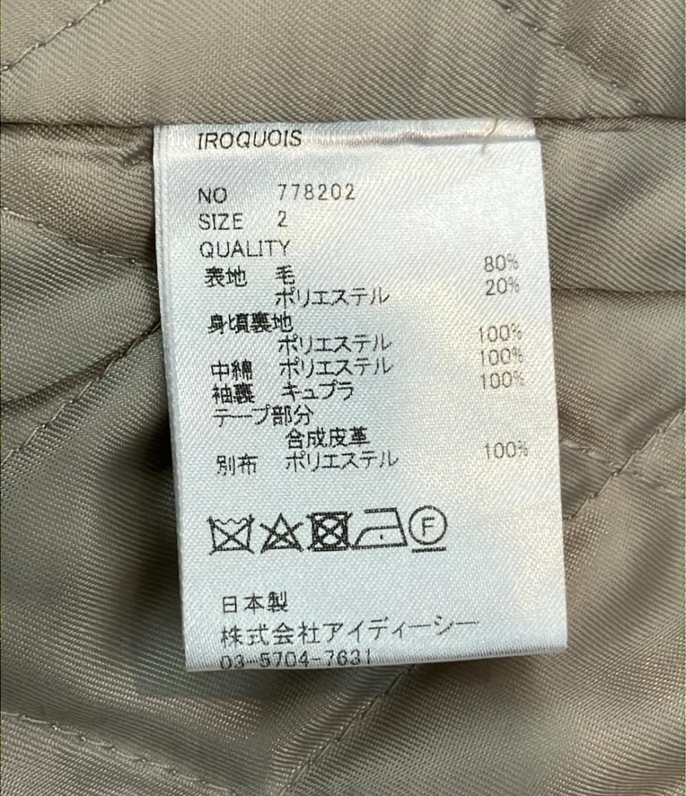美品 Iroquois ダブルコート 裏地キルティング メンズ SIZE 2 (M) イロコイ