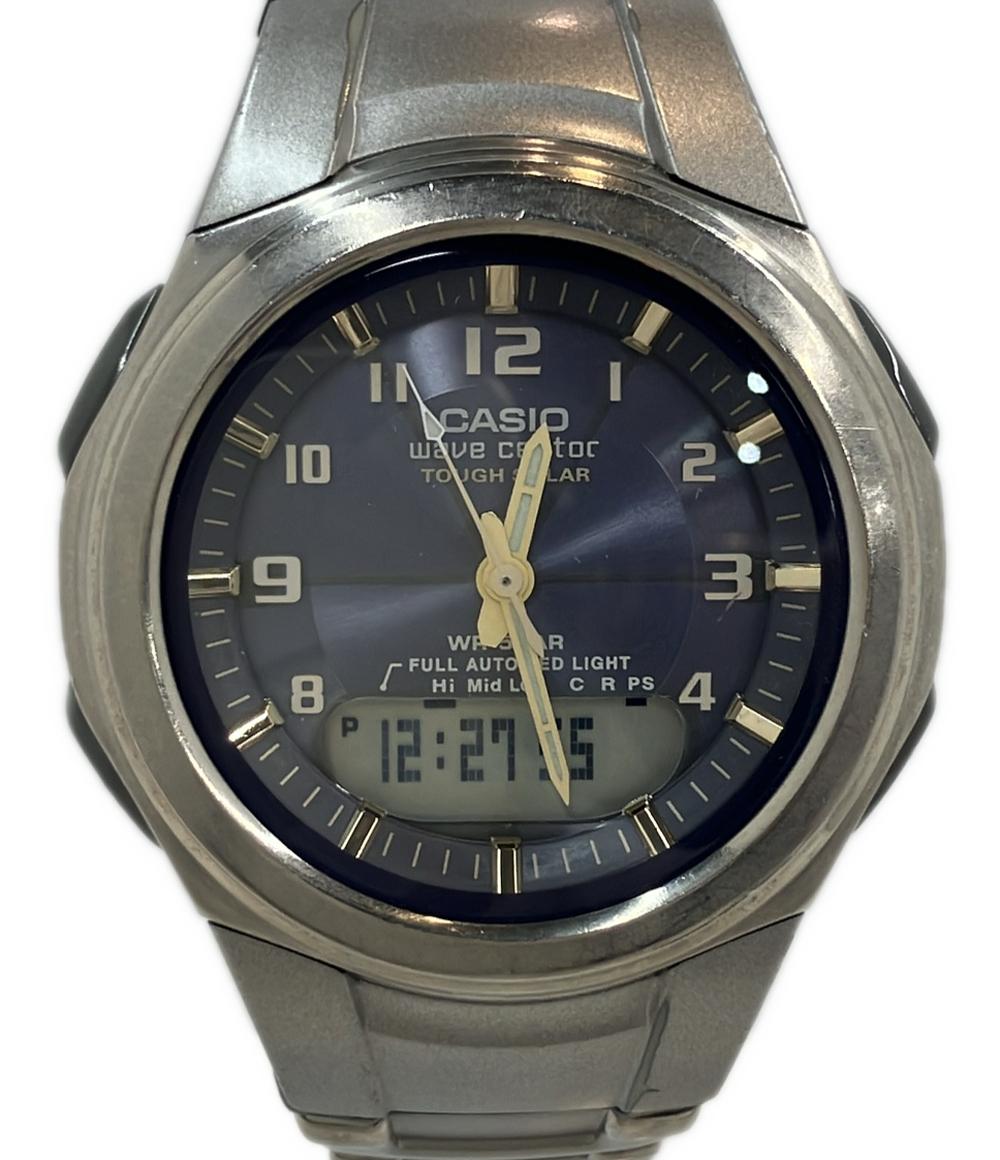 おでお CASIO 腕時計 ウェーブセプター ソーラー WVA-400TJ メンズ カシオ