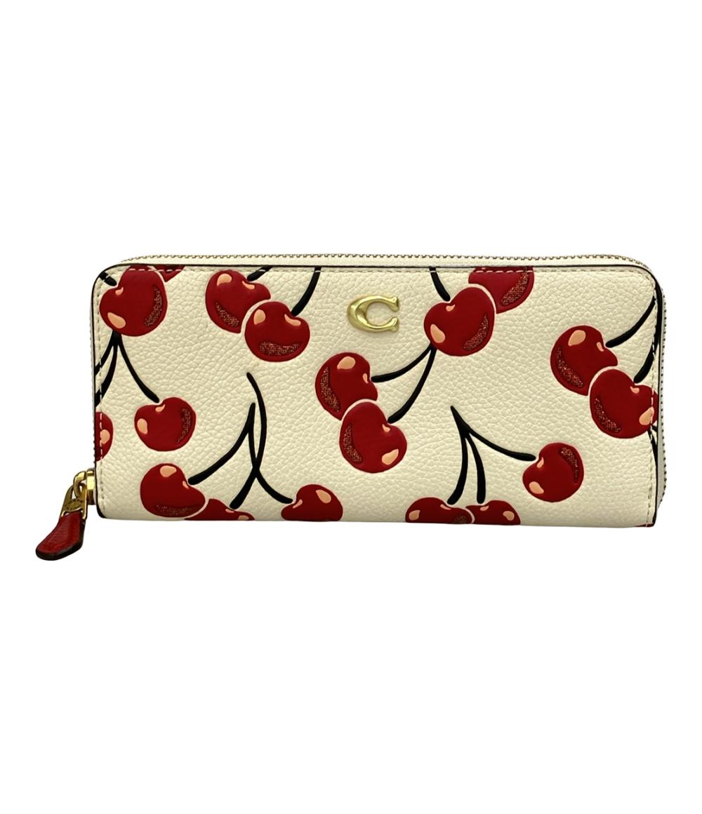 COACH コーチ　【新品未使用】ラウンドファスナー　長財布　バラ　薔薇 COACH（コーチ） レディース 花柄 バラ 財布 長財布 ロング ジップ