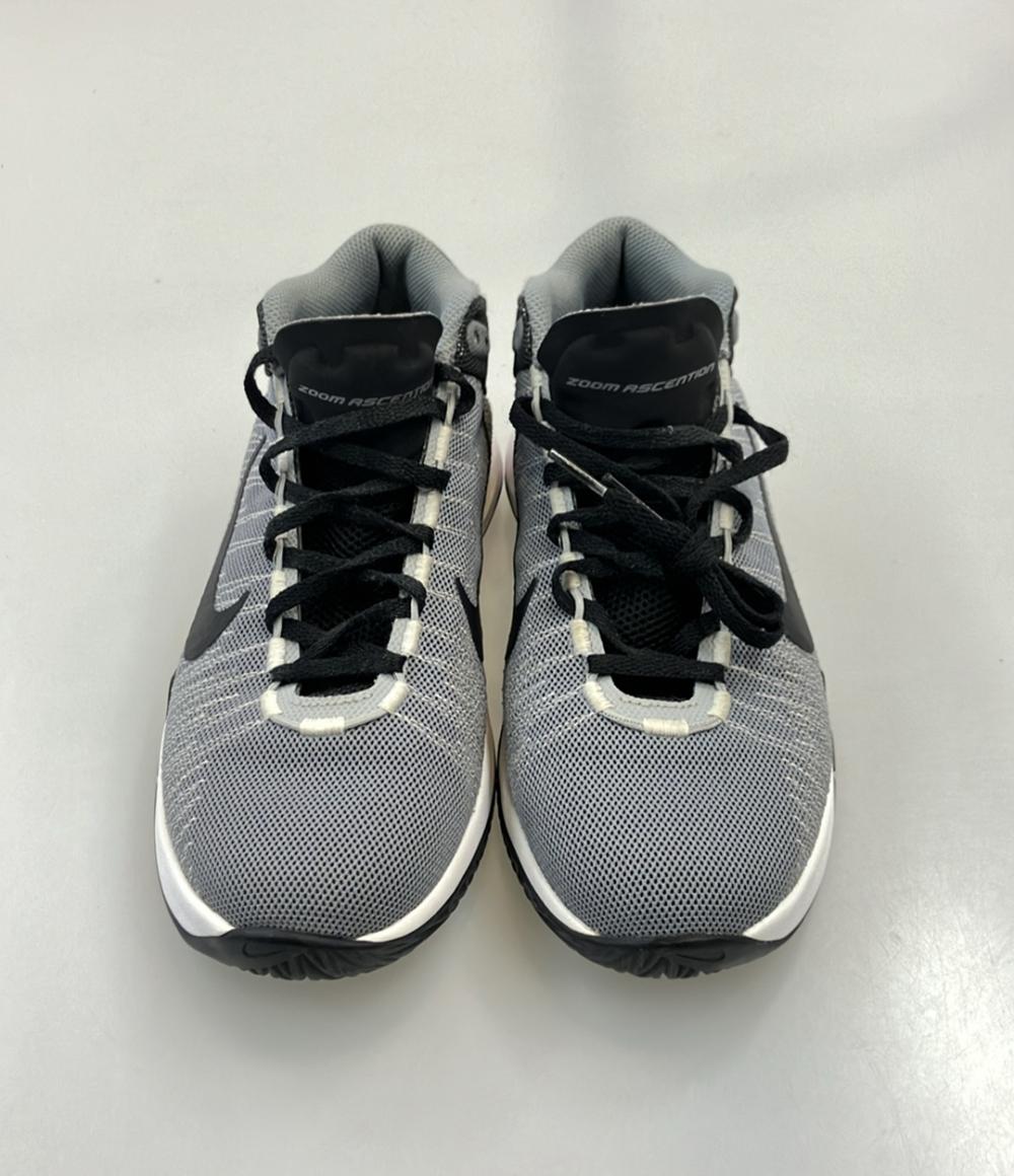 NIKE ミドルカットスニーカー バスケットボールシューズ ZOOM ASCENTION GS 834319-002 キッズ SIZE 24.0 (M) ナイキ