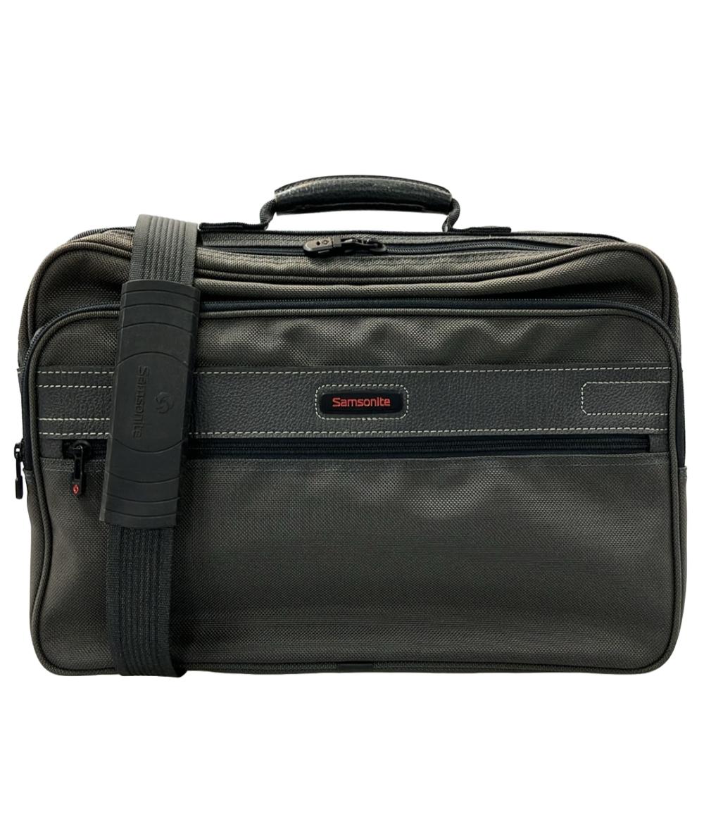 サムソナイトSAMSONITEビジネスバッグブリーフケース2way多機能灰色美品 サムソナイト 2WAY ブリーフケース ビジネスバッグ ショルダーバッグ