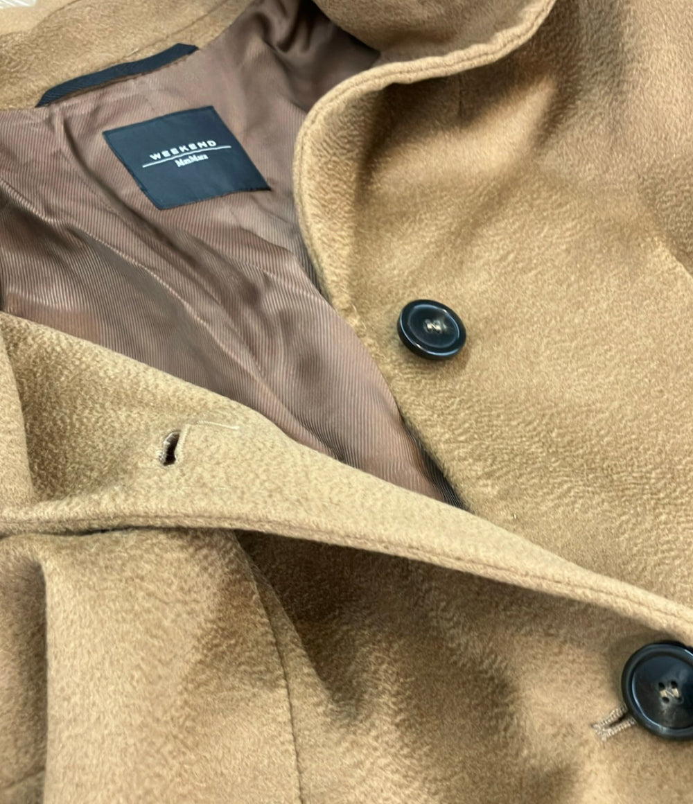WEEKEND Max Mara チェスターコート ロングコート ウール ボタン キャメル 20AW 501607036 レディース SIZE 40 (M) ウィークエンド マックスマーラ