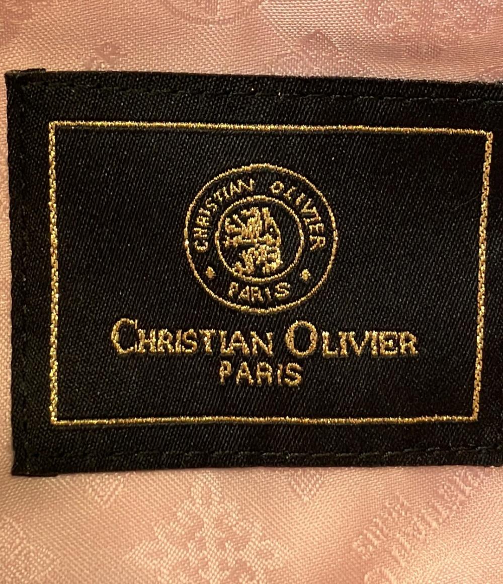 美品 クリスチャンオリビエ 2wayハンドバッグ ショルダーバッグ ヒョウ柄 レディース CHRISTIAN OLIVIER