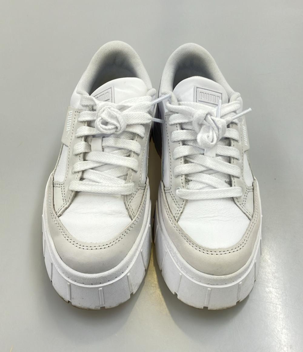 PUMA ローカットスニーカー 厚底 メイズ スタック リュクス 389853-11 レディース SIZE 23.5 (M) プーマ