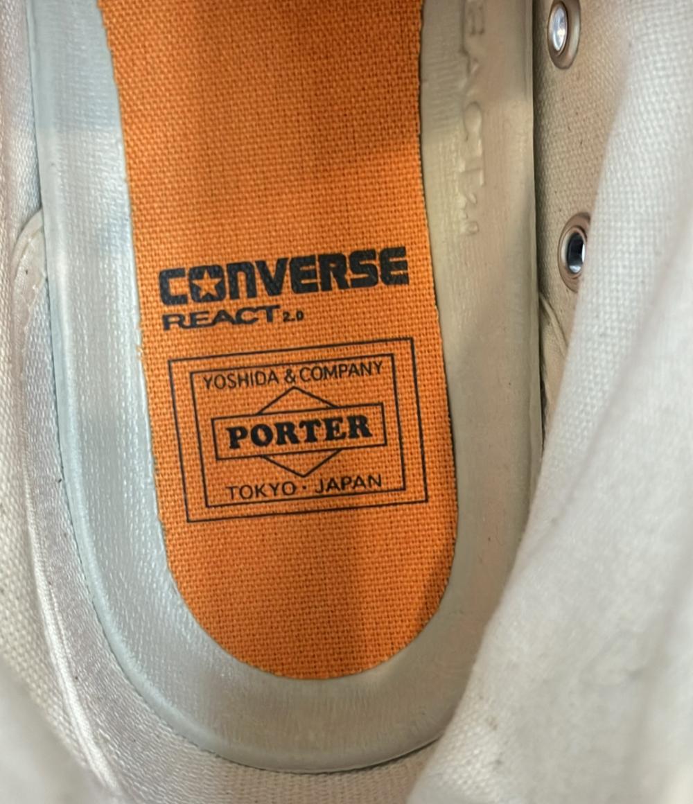 美品 CONVERSE ハイカットスニーカー × PORTER ALL STAR レディース SIZE 23.0 (M) コンバース