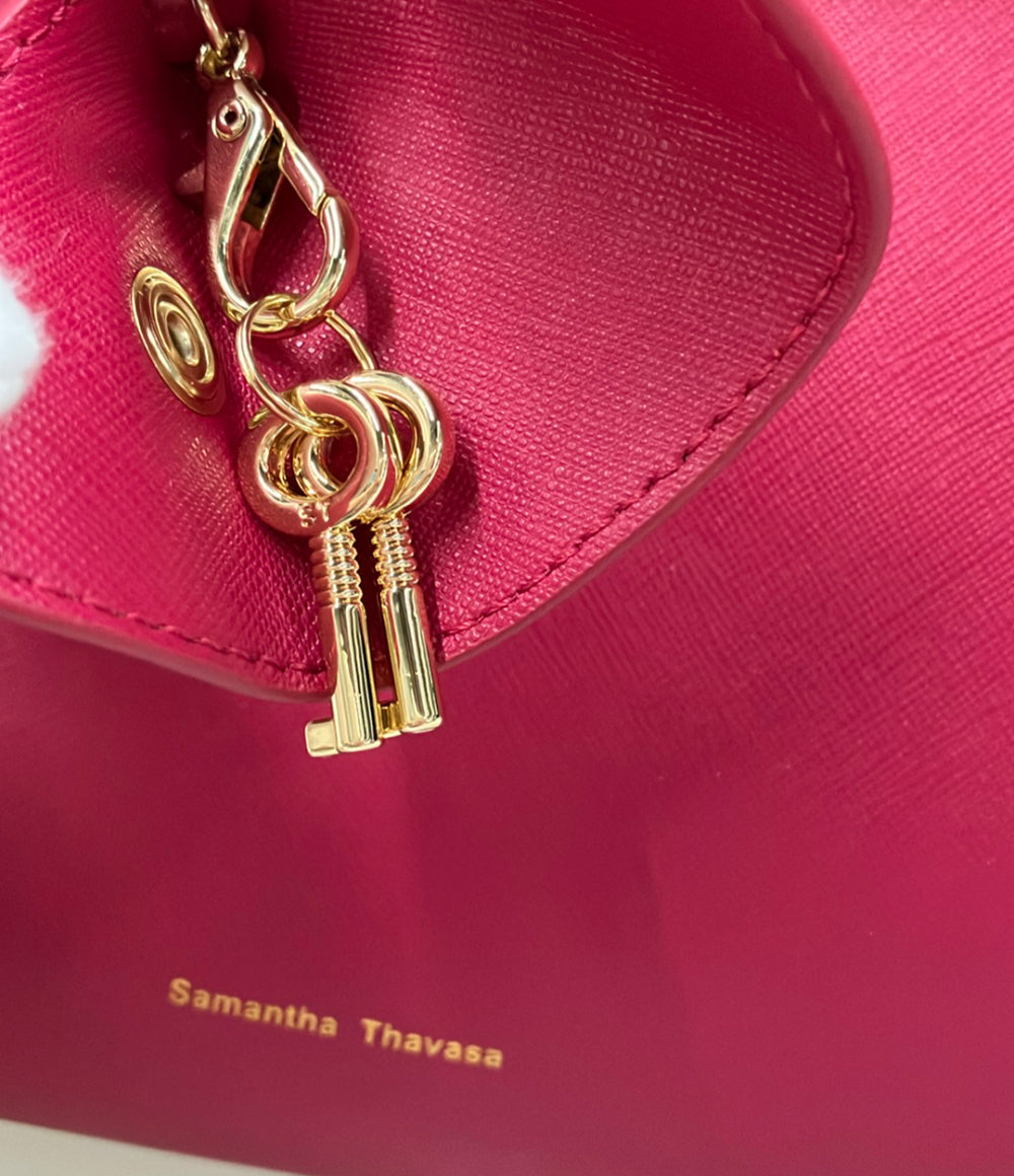 Samantha Thavasa トートバッグ ショルダーバッグ 2WAY 斜め掛け レザー レディース サマンサタバサ