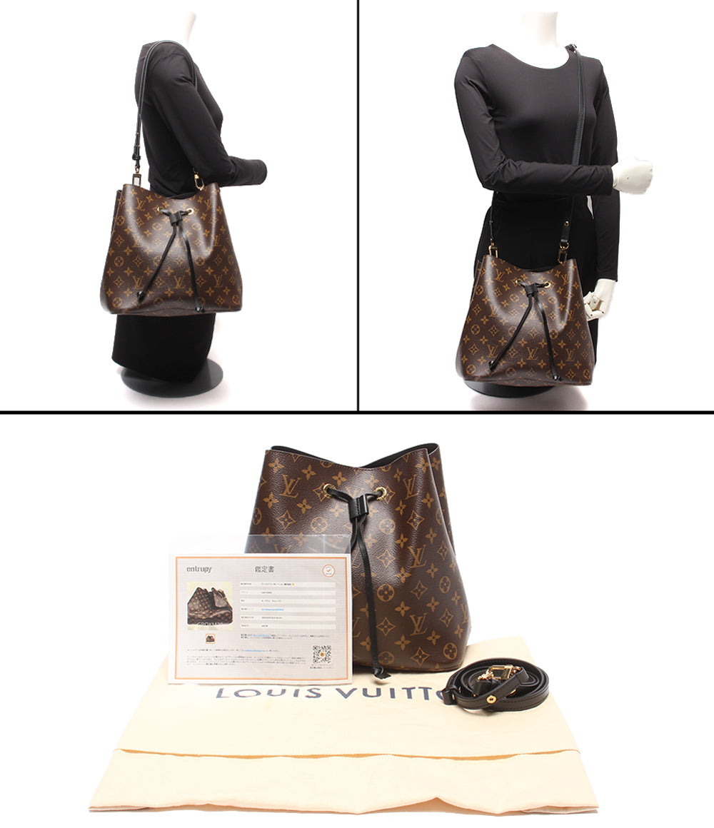 美品 LOUIS VUITTON ショルダーバッグ 肩掛け 斜め掛け ネオノエMM モノグラム M44020 レディース ルイ・ヴィトン