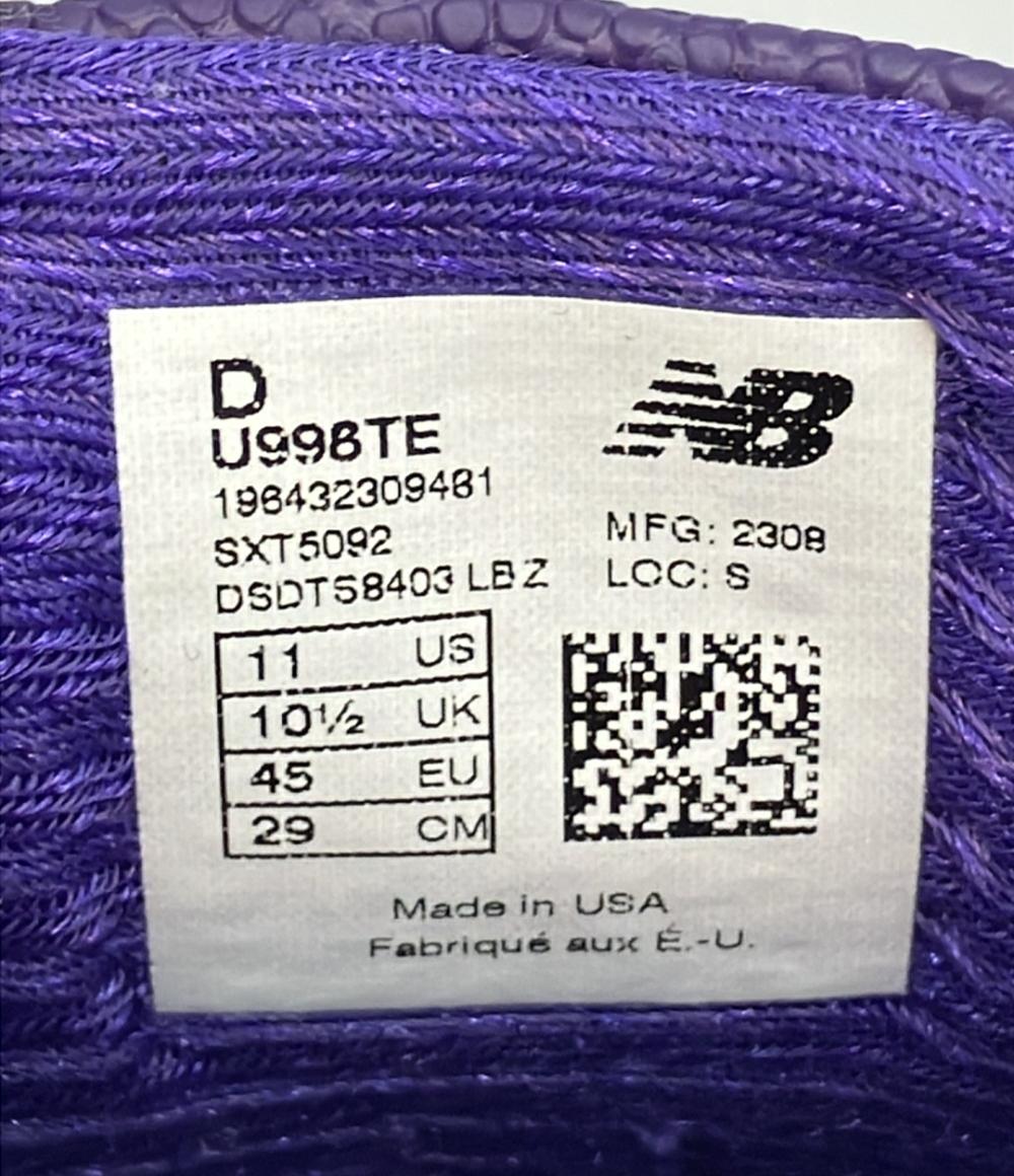 美品 NEW BALANCE ローカットスニーカー U998TE メンズ SIZE 29.0 (XL) ニューバランス