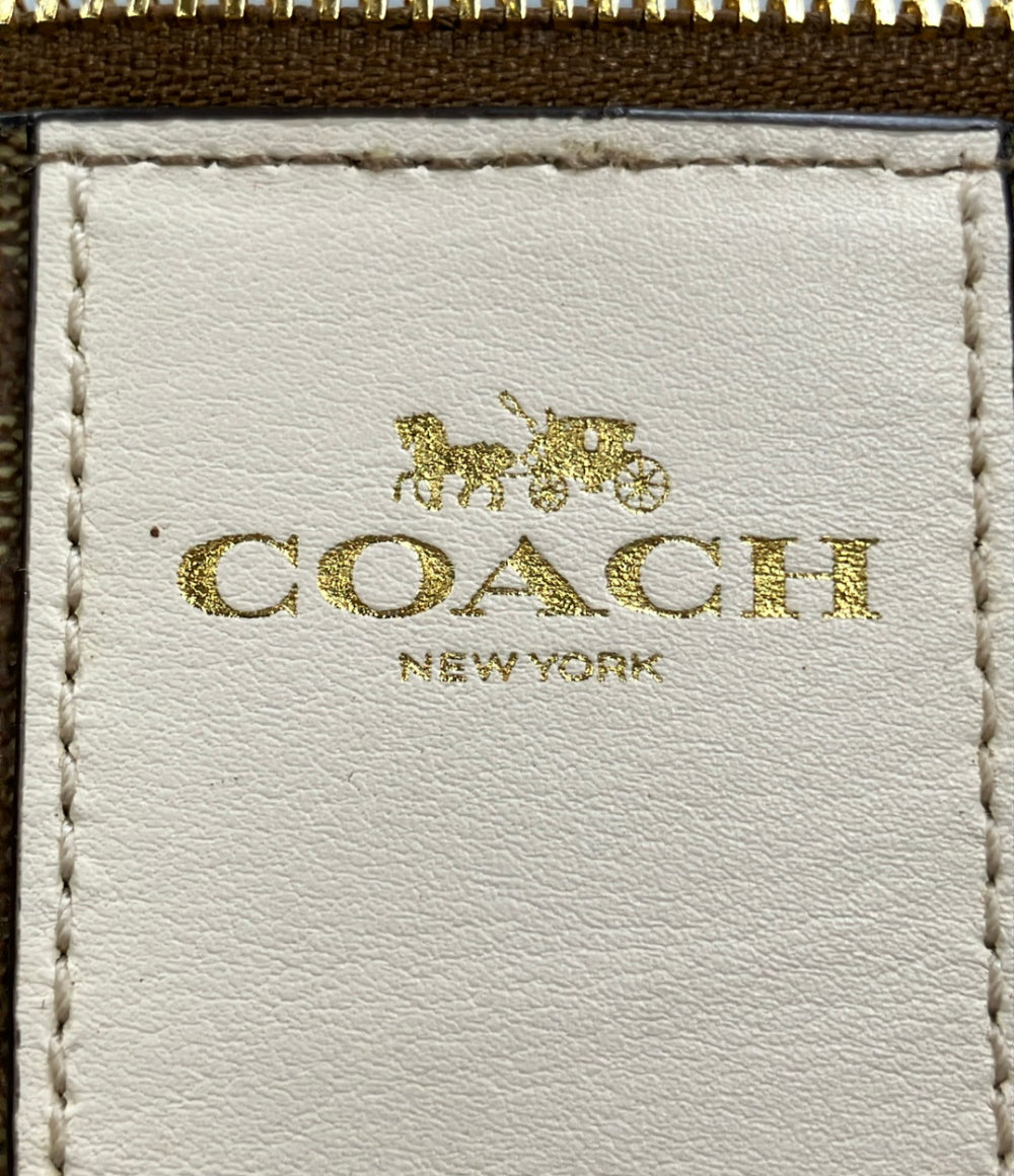 美品 COACH ポーチ シグネチャー F58035 レディース コーチ