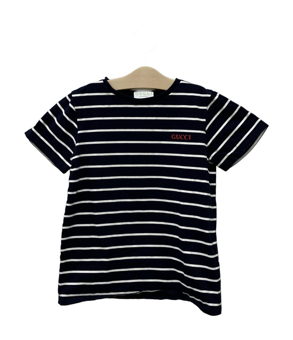 GUCCI 半袖 Tシャツ ストライプ コットンジャージー Tシャツ 130
