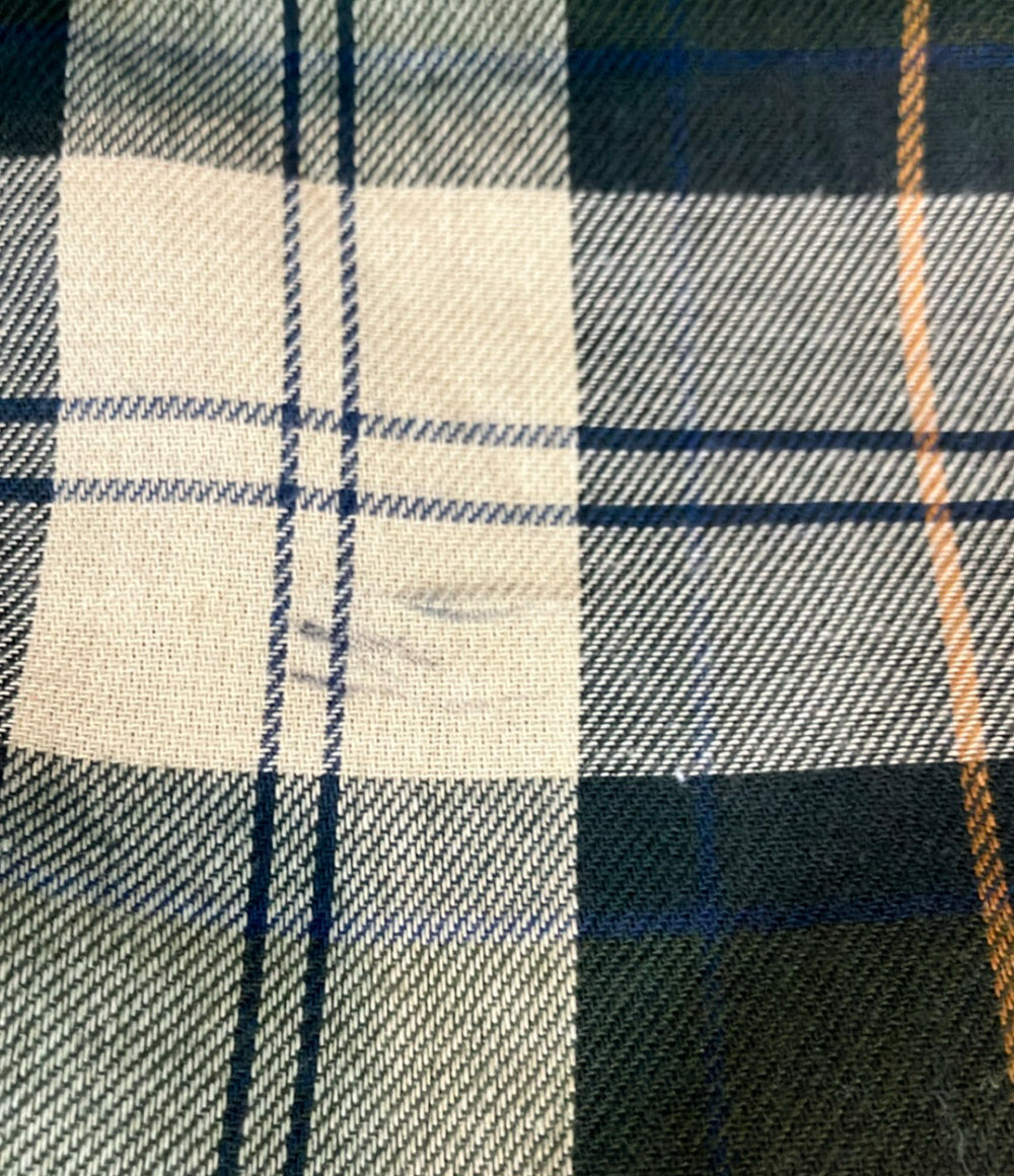 Barbour ワックスドジャケット オイル BORDER WAX JACKET ダブルジップ スナップボタン MWX0008SG91 メンズ バブアー