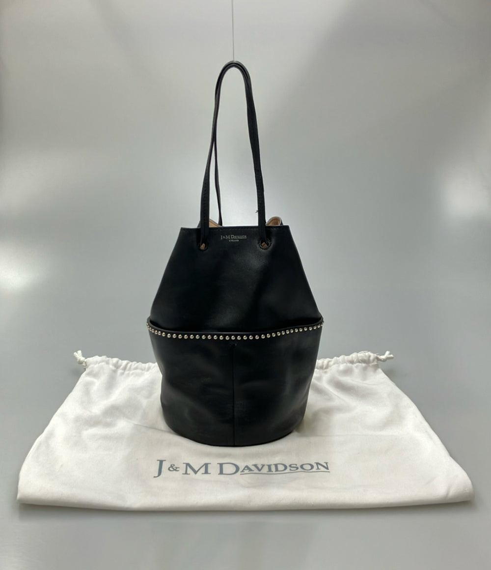 美品 J&M Davidson ハンドバッグ トートバッグ 巾着型 レザー レディース ジェイアンドエムデヴィッドソン