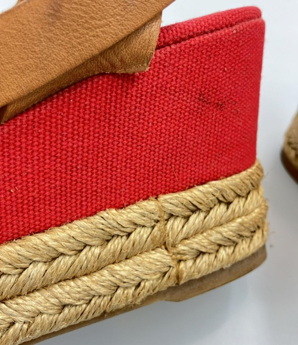 トリーバーチ アンクルストラップサンダル エスパドリーユ レディース SIZE 7 B (L) Tory Burch