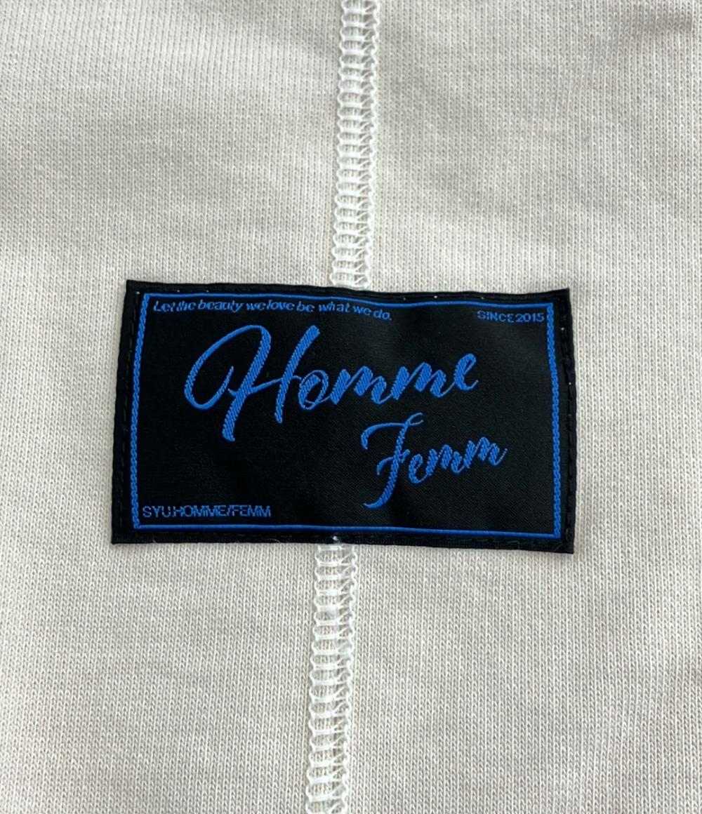 シュウオムフェム 長袖スウェット スタッズアシンメトリー メンズ SIZE 2 (M) SYU.HOMME/FEMM