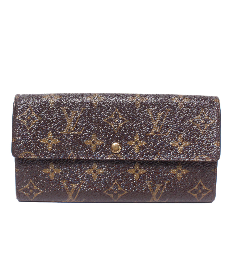 【極美品】VUITTON ヴィトンモノグラム 長財布 M61734 LOUIS VUITTON 長財布 ポルトフォイユ サラ モノグラム M61734