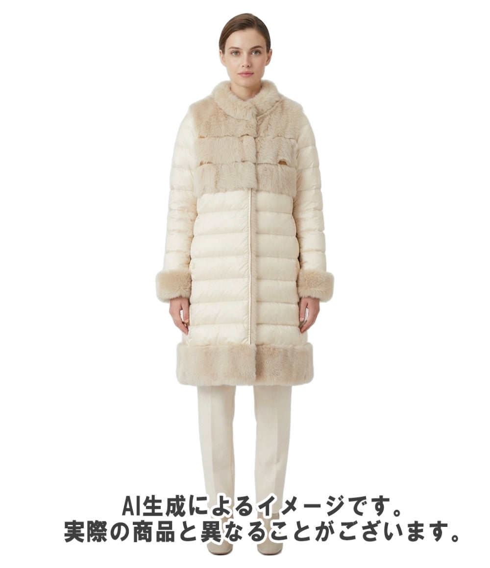 EMMETI ムートンダウンジャケット レディース SIZE 38 (M) エンメティ