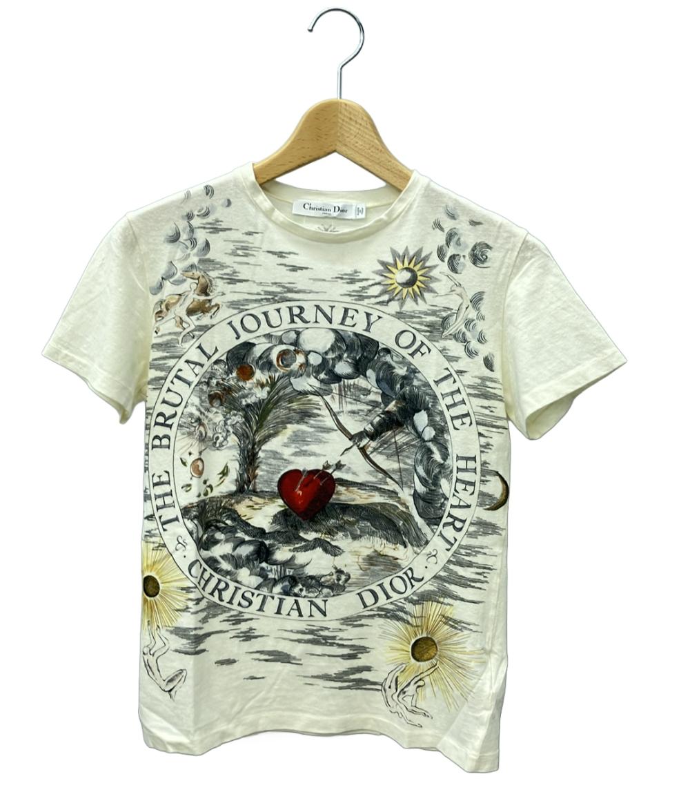 美品 クリスチャンディオール 半袖Tシャツ ハート レディース SIZE XS Christian Dior 美品 クリスチャンディオール 半袖Tシャツ ハート レディース SIZE XS
