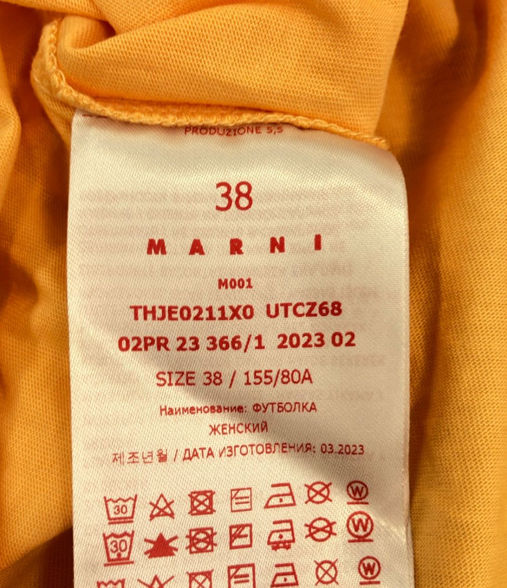 MARNI 刺繍ロゴ半袖Tシャツ レディース SIZE 38 (M) マルニ
