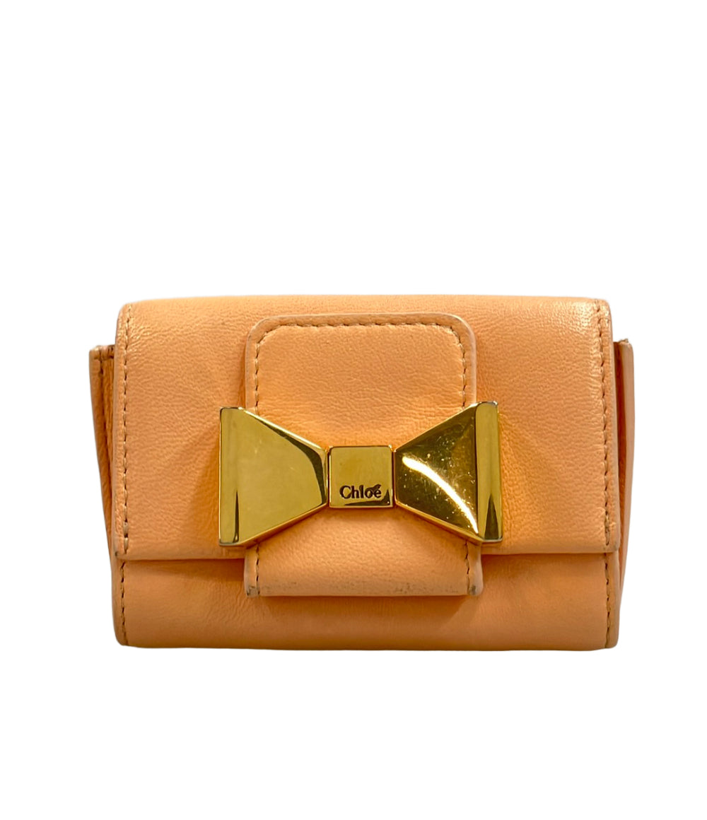 【新品・未使用】Chloé 名刺入れ　カード入れ　キャラメル Chloe カードケース 名刺入れ レディース クロエ – Rehello by BOOKOFF