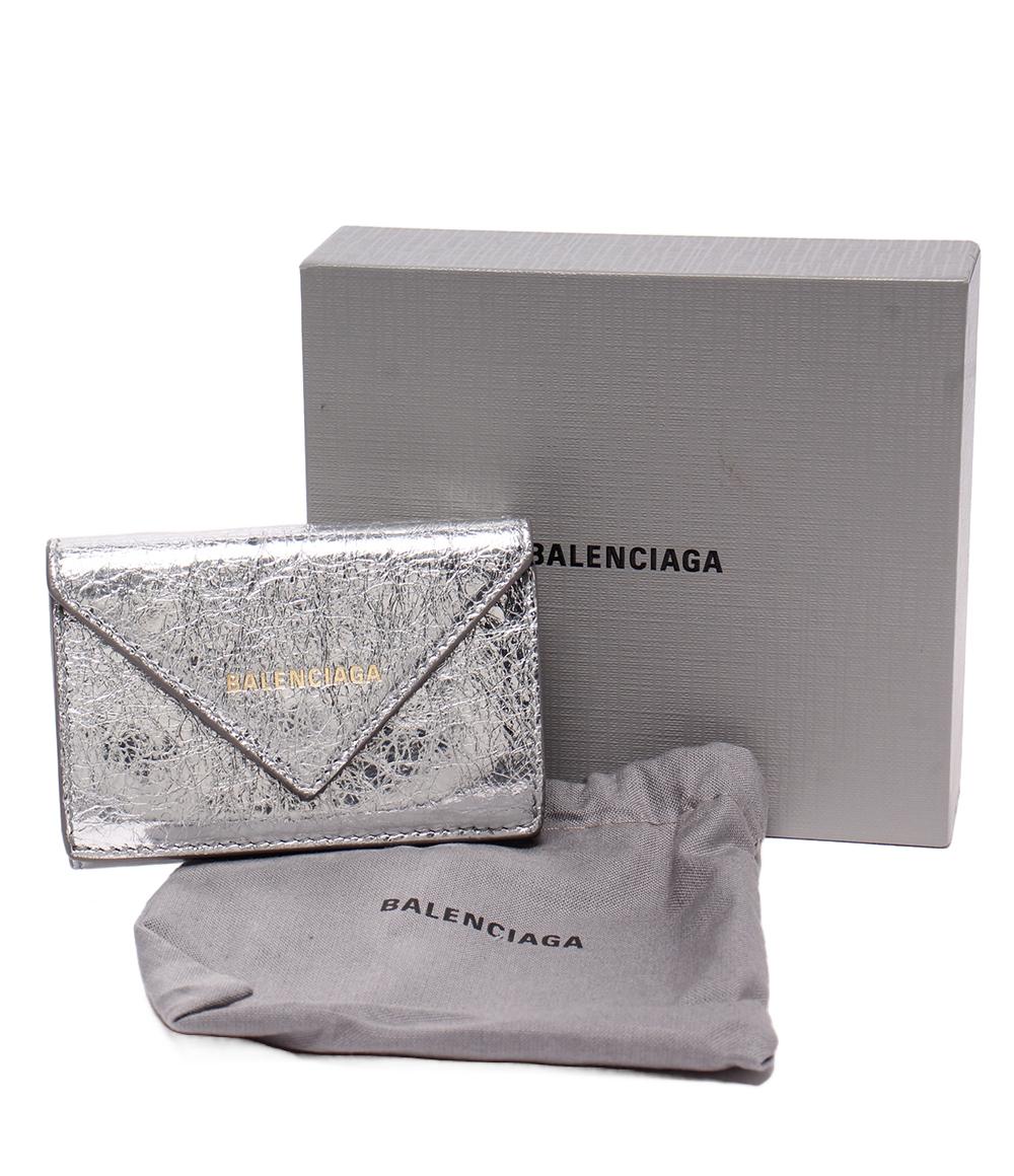 BALENCIAGA 三つ折り財布 コンパクトペーパーウォレット 391446 ヴァレンシアガ