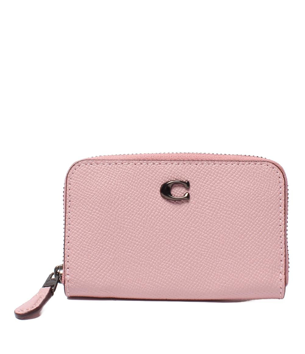 美品 COACH スモールジップアラウンドカードケース コインケース C6723 