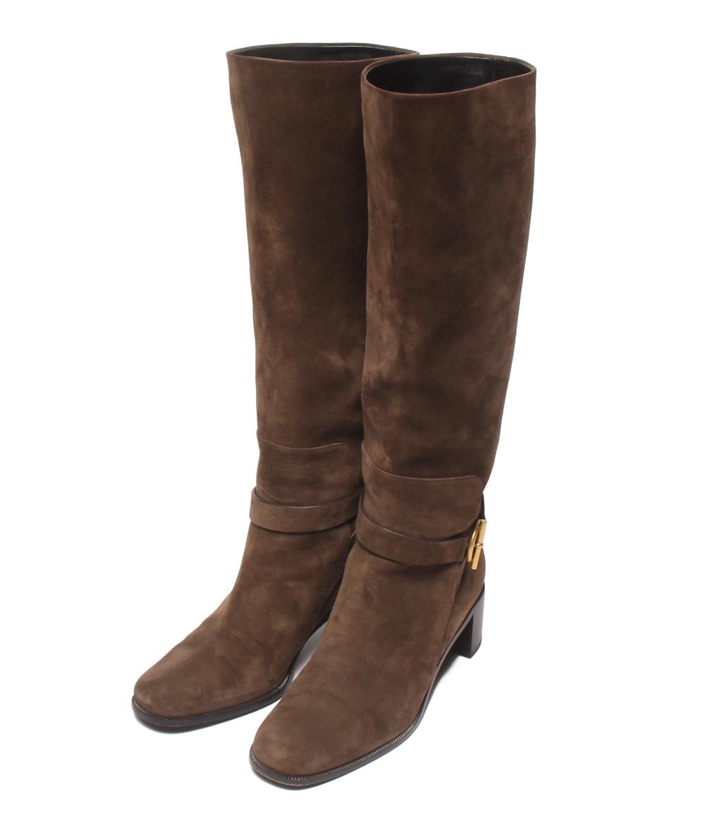 HERMES ロングブーツ ジャスティン Justine レディース SIZE 38 (24.5