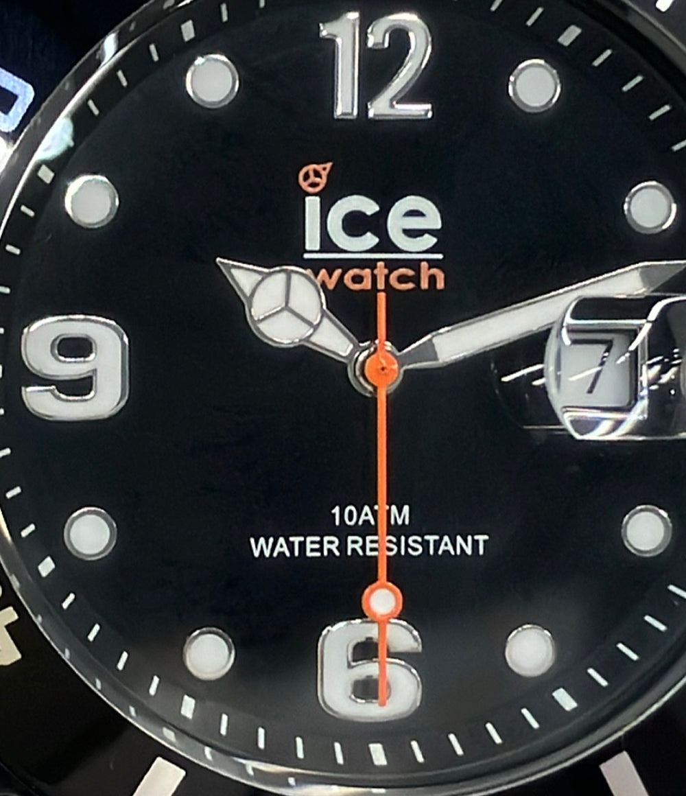 ice watch 腕時計 クオーツ ブラック メンズ アイスウォッチ