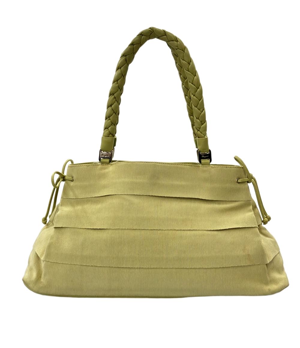 み*き様 サルヴァトーレフェラガモ ハンドバッグ ヴァラ レザー ゴールド■25 Salvatore Ferragamo ハンドバッグ ヴァラ AU21 4307 レディース