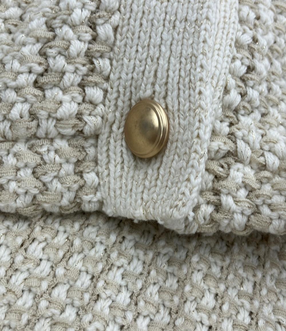 ナノユニバース ツイードジャケット ノーカラー レディース SIZE M (M) nano universe