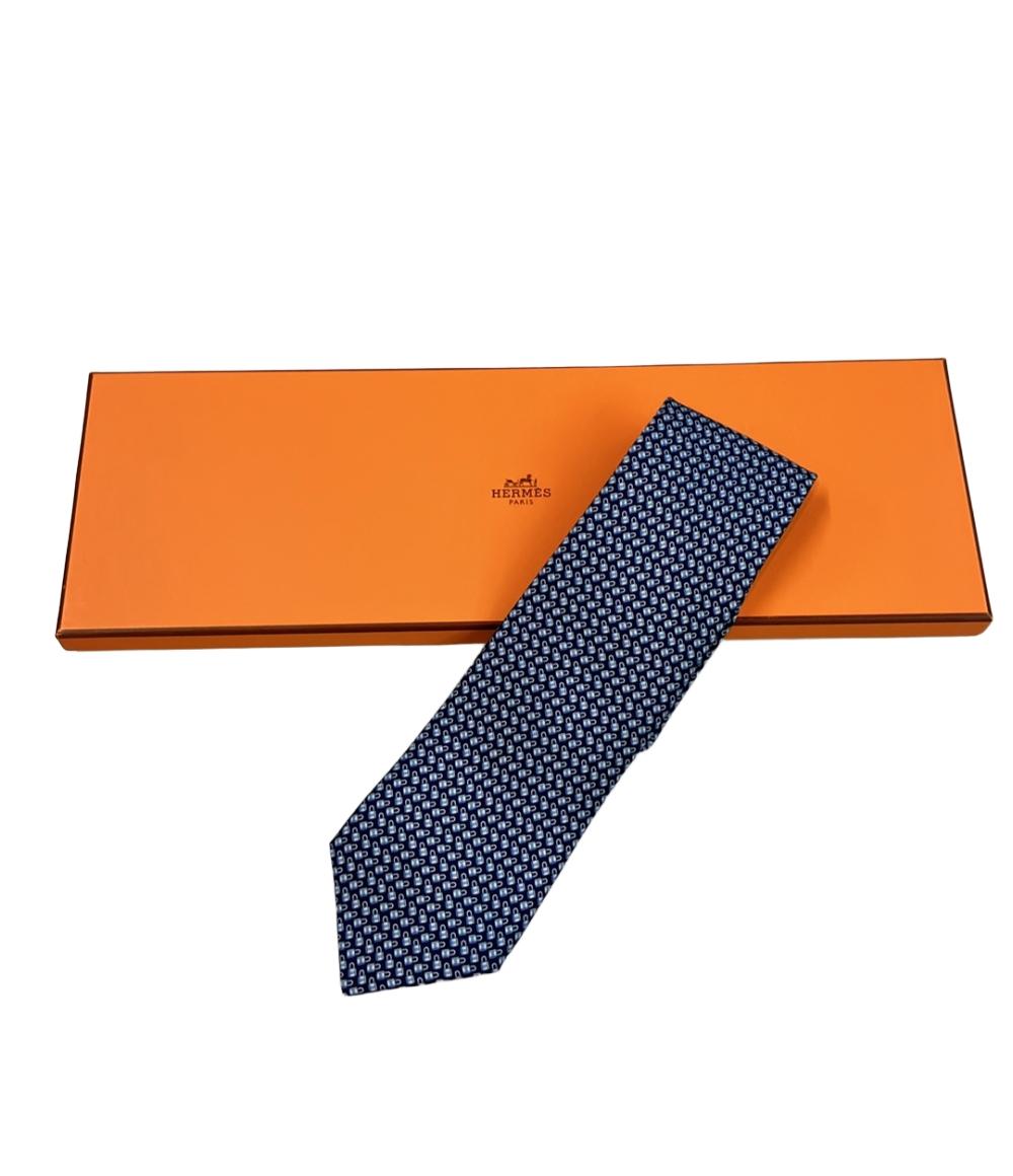 美品 エルメス ネクタイ シルク100% メンズ HERMES