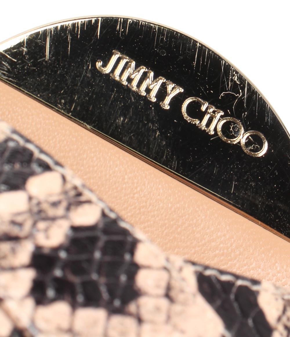 美品 ジミーチュウ ウェッジソールサンダル パイソン柄 レディース SIZE 37 (L) Jimmy Choo