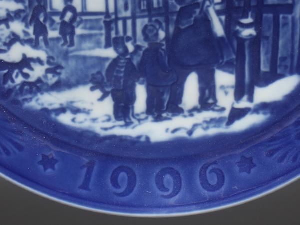 美品 ロイヤルコペンハーゲン イヤープレート 飾り皿 18cm 1996 Royal Copenhagen