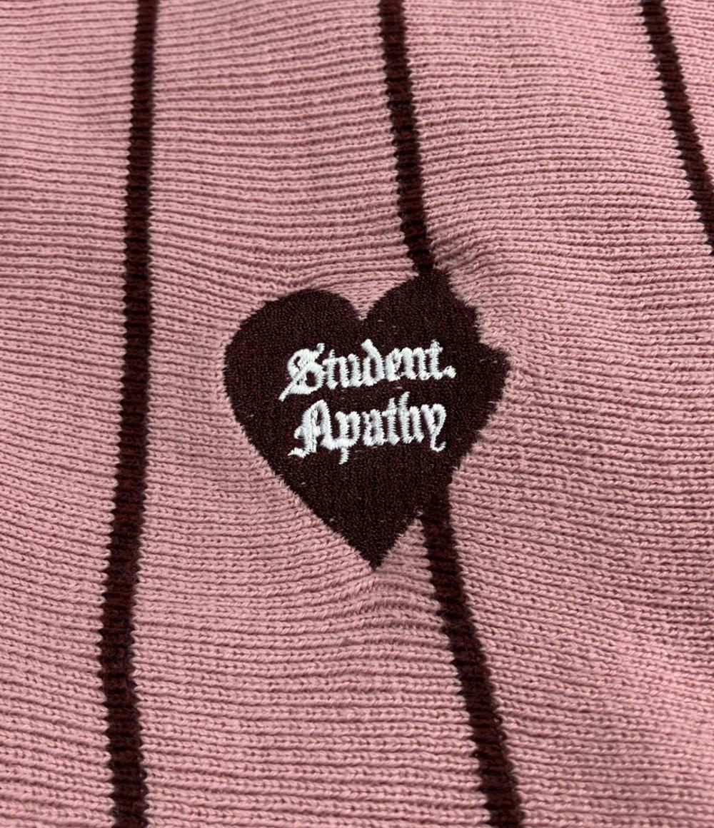 スチューデントアパシー ポロシャツニット レディース SIZE L (L) student apathy