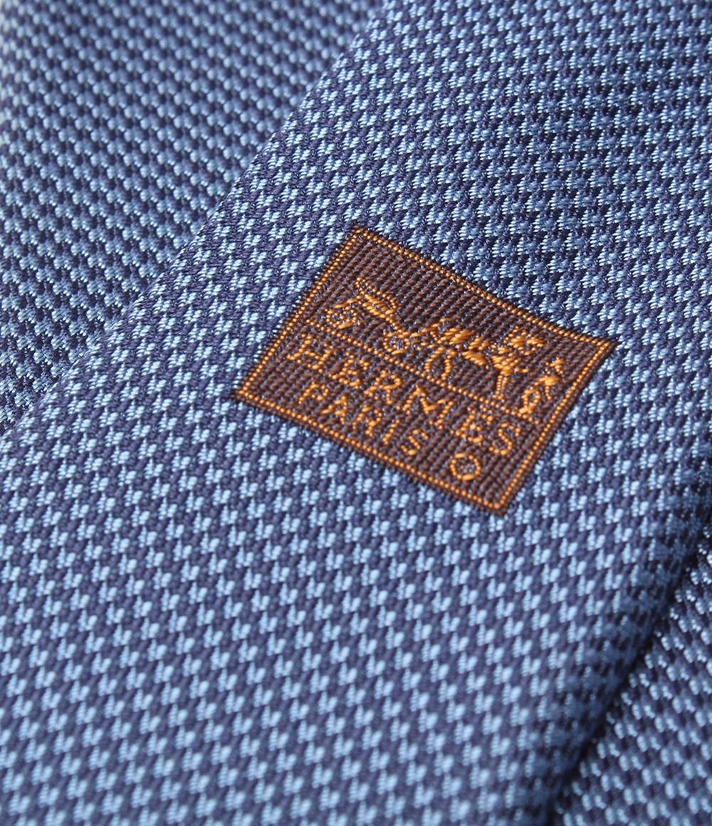 HERMES ネクタイ シルク100% メンズ エルメス